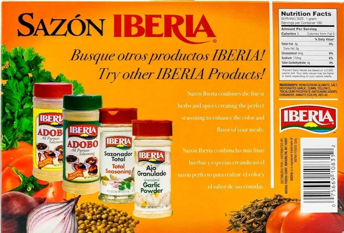 SAZON IBERIA CON CULANTRO Y ACHIOTE